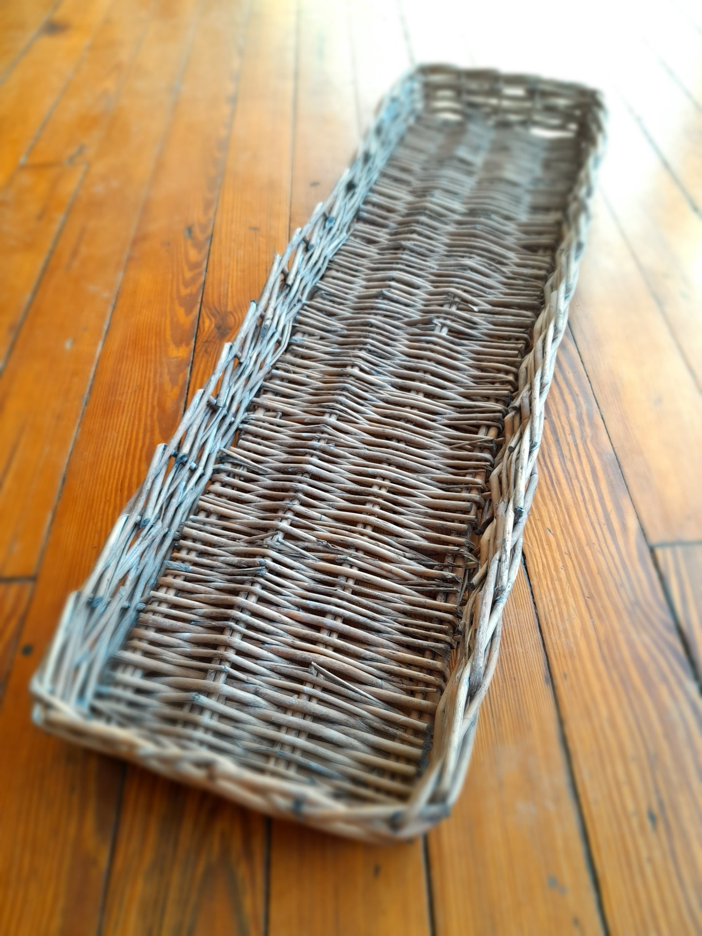 Wicker Long Table Basket