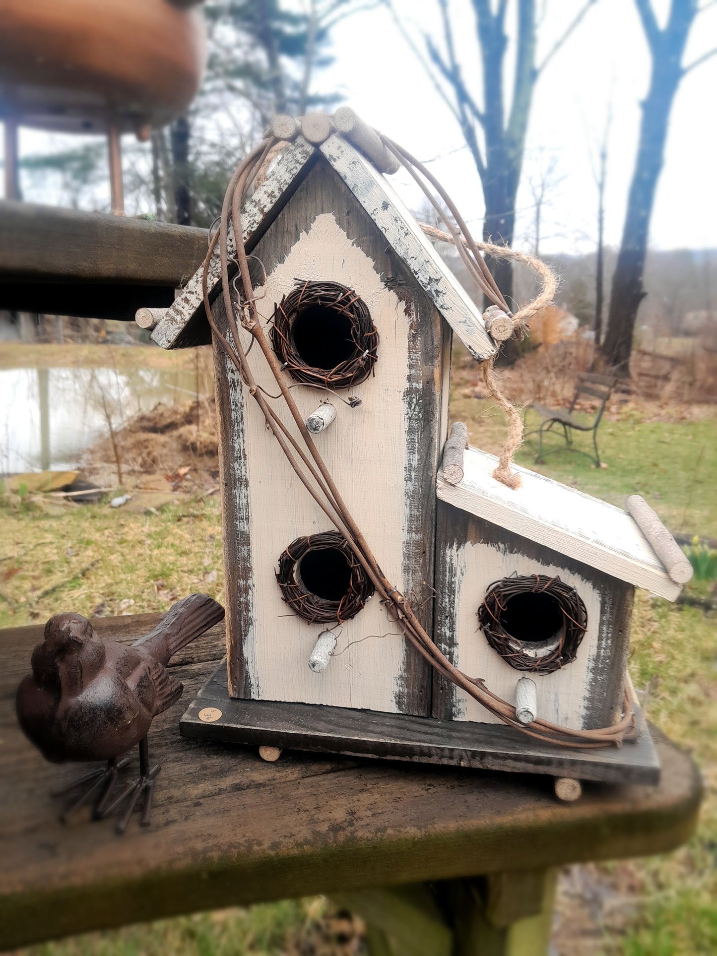 Wood Crafted Birdhouse